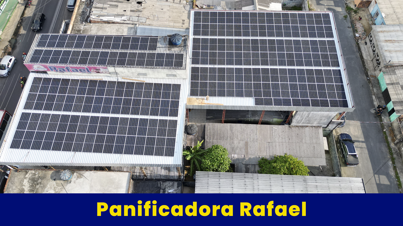 Panificadora Rafael com energia solar